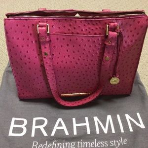 Brahmin Anywhere Toto -Raspberry Normandy